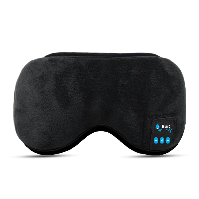 Bluetooth Sleep Eye Mask Wireless Headphones Cotton Sleeping Eye Cover Travel Music Headsets with Microphone Handsfree in outdoor or airplane