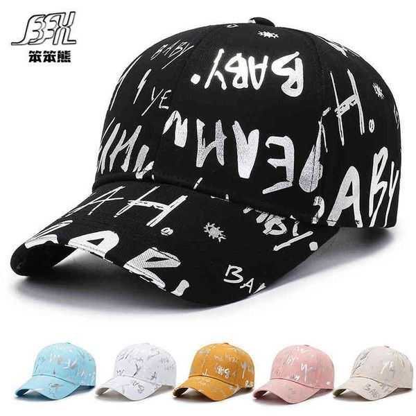 Hats Silver Glittering Baseball Hardtop Sunscreen Duck Tongue Leisure Sports Printed Four Seasons Sun