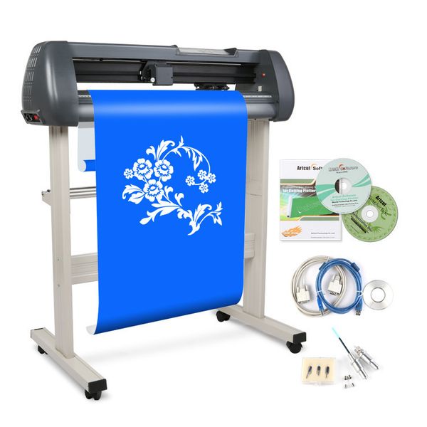 Printers 28&quot; Sign Sticker Vinyl Cutter Cutting Plotter+Artcut Software With Stand 720mm 870mm