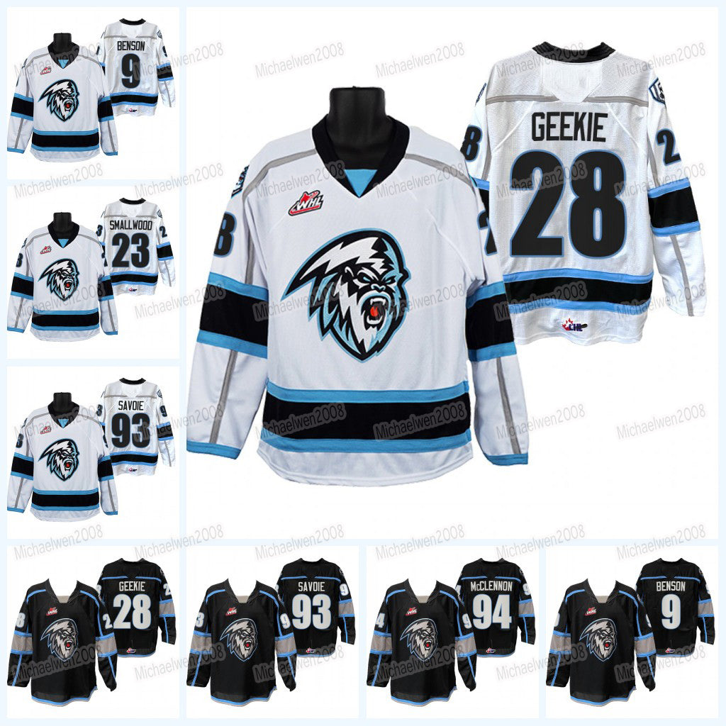 WHL Winnipeg Ice Hockey Jersey Conor Geekie Matthew Savoie Zachary Benson Benjamin Zloty Carson Lambos Connor McClennon Michael Milne Jakin Smallwoo
