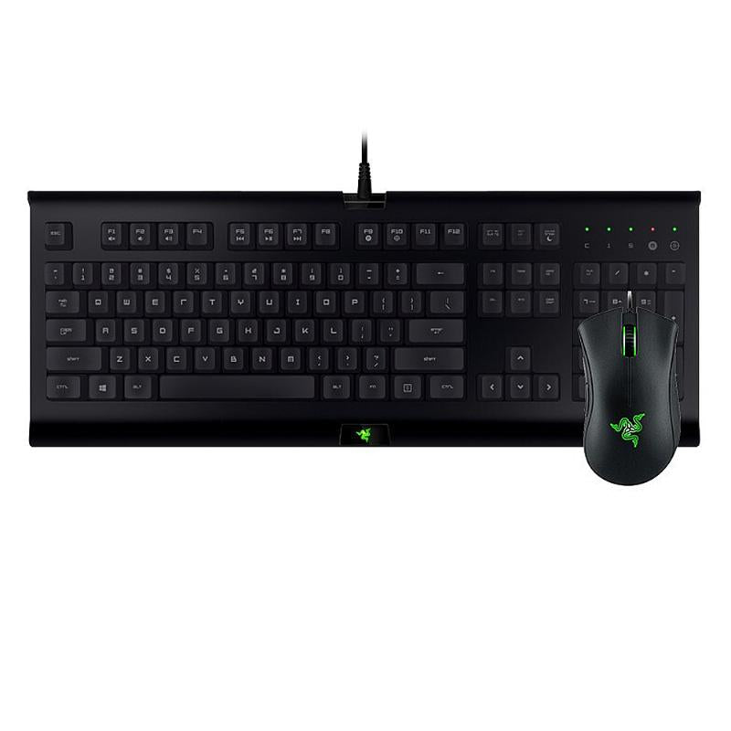 Keyboard Mouse Combos Razer Gaming Combo Cynosa 104 Keys Wired DeathAdder Essential 6400DPI Ergonomic Set Black