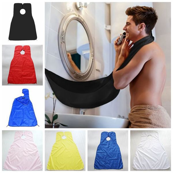 Men Waterproof Shave Apron Hair Catcher For Bathroom Shaving Trimming Non-Stick Beards Cape Grooming Cloth With Suction Cups