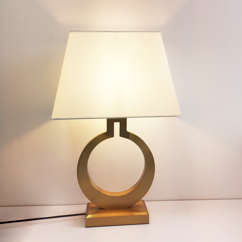 Contemporary Nordic Black Desk Lamp with Gold Trim - Ideal for Modern Interior Design