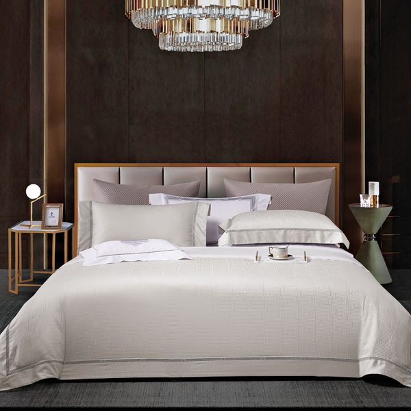 Dropshipping Summer silk bedding four-piece set quilt cover bed sheet pillowcase thickening bed Duvet Cover Queen King Size