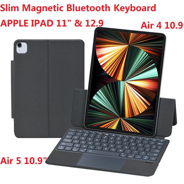 Magnetic for Apple iPad Pro 11 12.9 2022 10th Gen A2757 4 Air 5 10.9 Case Slim Bluetooth Keyboard Tablet Leather Protection Cover