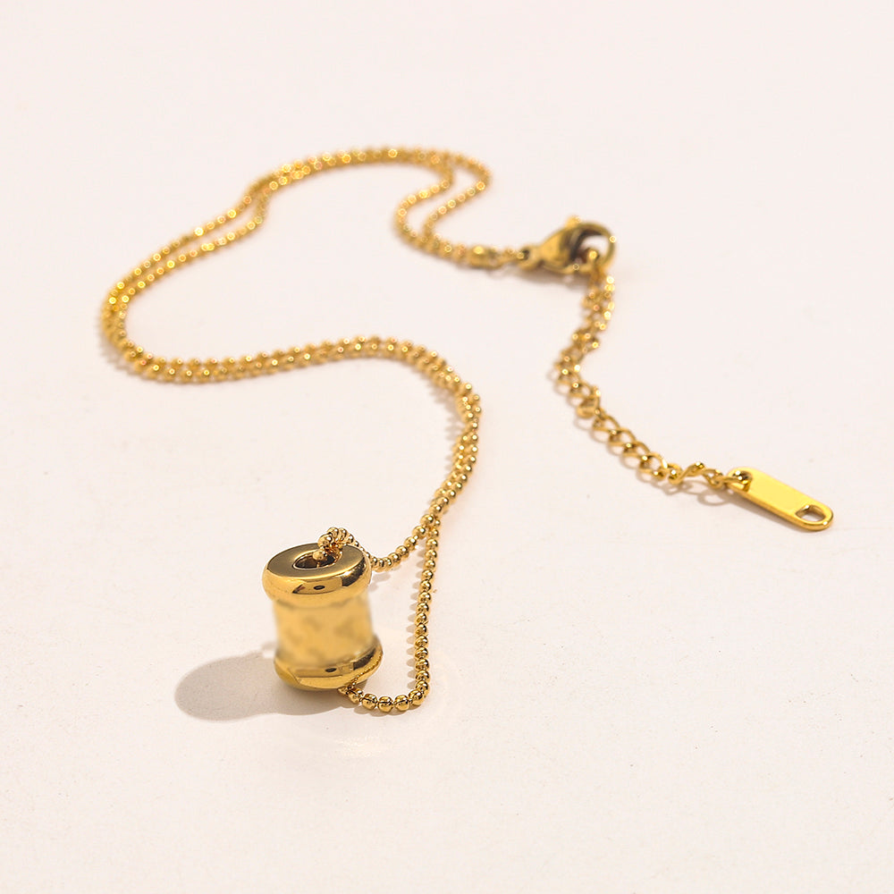 18K Gold Plated Stainless Steel Designer Necklaces Choker Chain Letter Pendants Fashion Women Adjustable Necklace Wedding Jewelry Accessories ZG1651