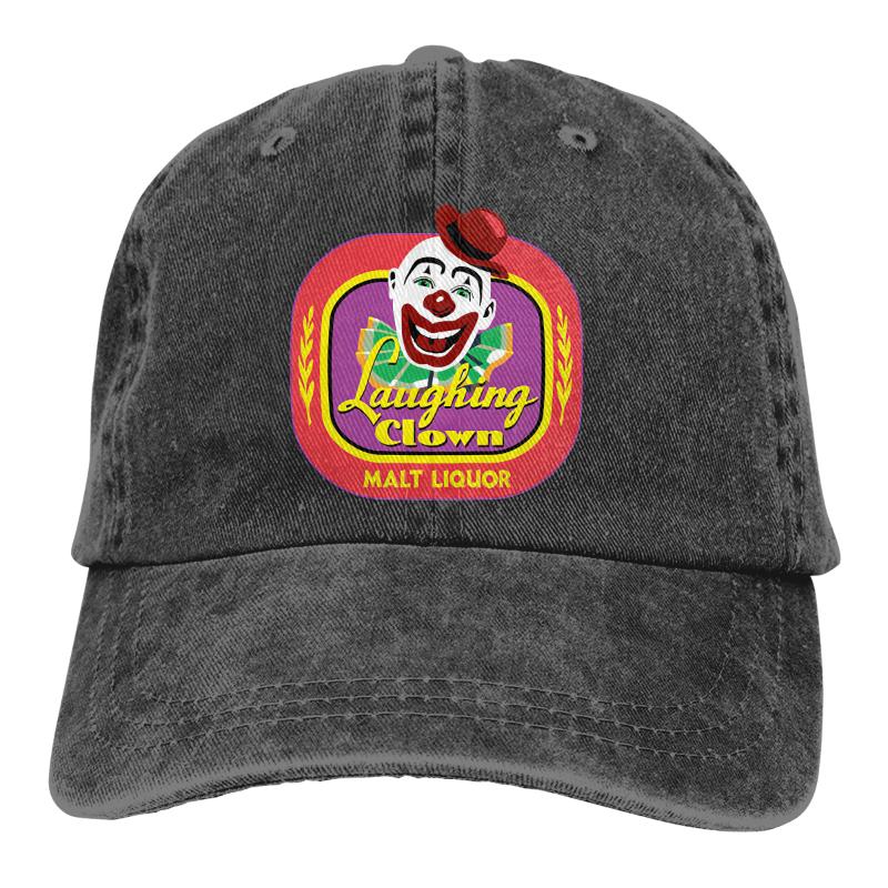Berets Talladega Nights Laughing Clown Malt Liquor Logo Baseball Cap Cowboy Hat Peaked Bebop Hats Men And Women