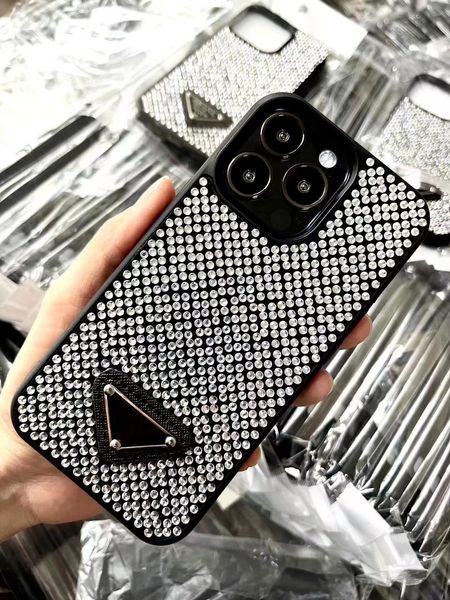 Luxury Glitter Phone Cases For Iphone 16 Pro Max 14 12 11 15 pro max 13 14 Plus Fashion Designer Bling Sparkling Rhinestone Diamond Jewelled