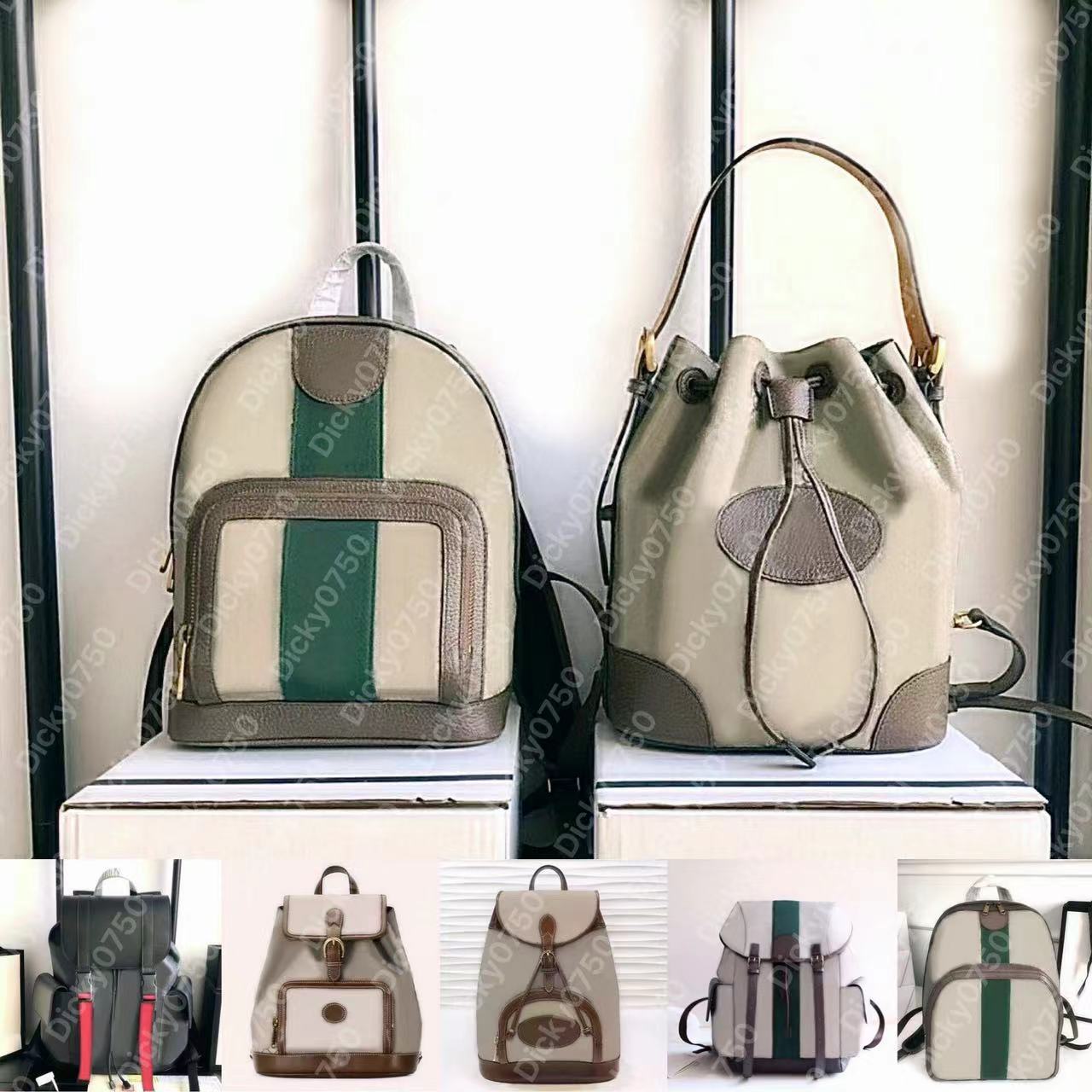 Luxurys Designers Backpack women school Bags Cross body bag vintage lady MM luxury Handbags lady Leather Backpacks fashion GM back pack handbag Mini