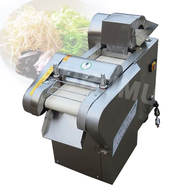 220V Commercial Automatic Fruit Vegetable Cutter Machine For Slicer Shredder Potato Radish Cut Section Equipment