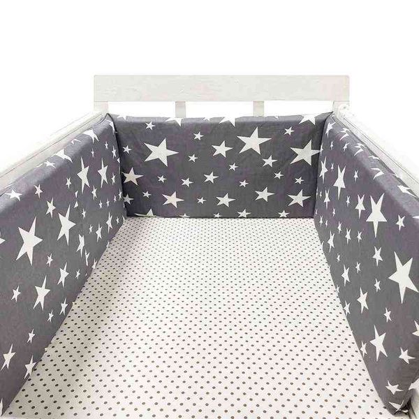 Bed Rails 200*30cm Baby Crib Fence Cotton Bed Protection Railing Thicken Bumper One-piece Crib Around Protector Baby Room Decor G220421 S252