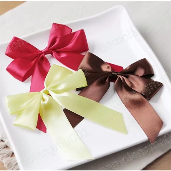 4.9&quot; Ribbon Bows Ribbon Flowers Appliques DIY Craft for Sewing Scrapbooking Wedding Party Supplies Gift Box Party Decor