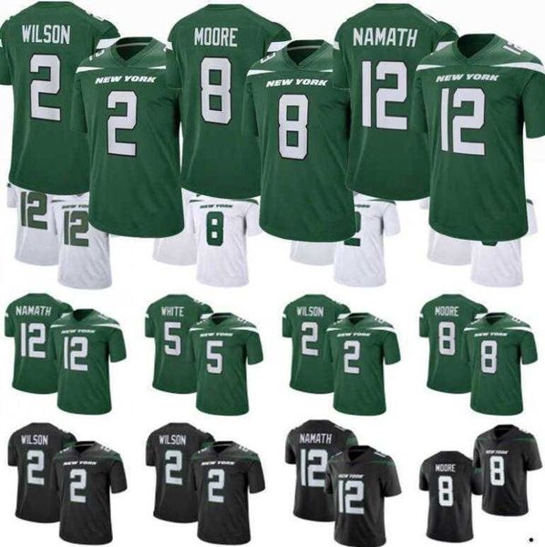 NYJ Mens Women Youth Kids Team Player Game Jersey All Stitched Wholesale American Football Jerseys Sport Outdoors Athletic Apparel Wear Lvor