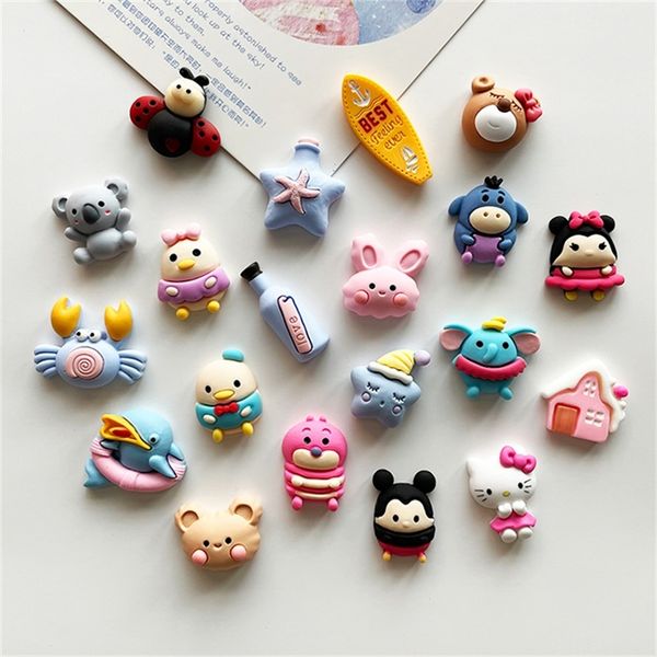 Cute Cartoon Mini Fridge Magnet Home Decoration Refrigerator Magnets Creative Animal Magnetic Stickers Kids Gift 220426