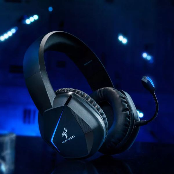 Bluetooth Headset E-sports game eating chicken desktop computer headset GS401 Stalker 3.5mm version Outdoor Headsets with Retail Package