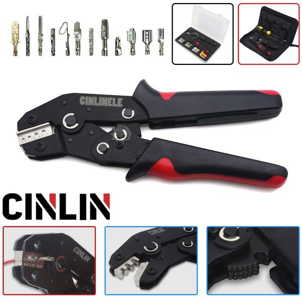DuPont-D-SUB Terminals Crimping Pliers Hand Tools Robust Crimper Dies Set With Canvas Bag for PH2.0 XH2.55557 VH3.96 JST1.25 220428