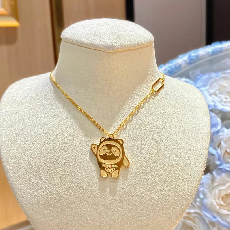 2022 Fashionable 18K Gold Plated Stainless Steel Necklaces Choker Letter Pendant Statement Fashion Womens Necklace Wedding Jewelry Accessories X429