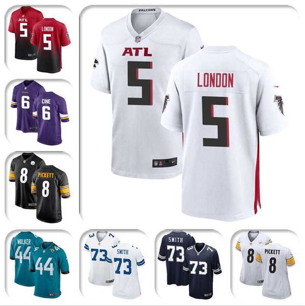 2022 New Draft Jersey Mens Women Youth Kids Kenny Pickett Tyler Drake Smith Lewis London Cine Dalvin Cook red american football jerseys all