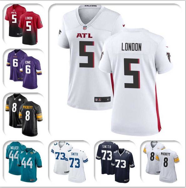 2022 New Draft Jersey Mens Women Youth Kids Kenny Pickett Tyler Drake Smith Lewis London Cine Dalvin Cook team american football jerseys