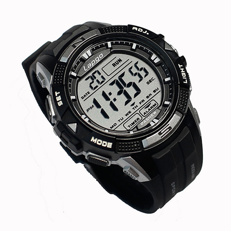 Unique Premium Digital Watch Mens Sports Watches Countdown Dive Wristwatch Outdoor Travel Two Time Zone Handwatch Electronics