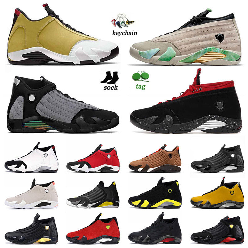 Mens Low OG Jumpman 14s XIV Basketball Shoes 14 Sneakers 2022 Newest Ginger Particle Grey Thunder Fortune Gym Red Lipstick Winterized University Gol