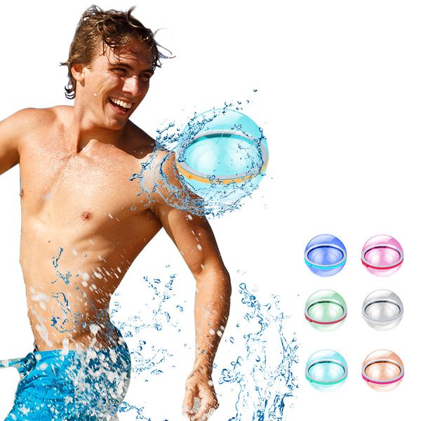 Decompression Toy Water Bomb Splash Balls Reusable Water Balloons Absorbent Ball Outdoor Pool Beach Play Party Favors Fight Games