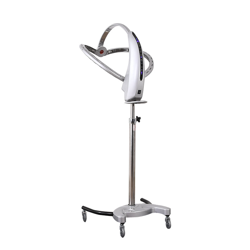 Remote Control Panel Professional Salon Hair Color Processor & Dryer Accelerator with Rolling Base and Butterfly Wing Design