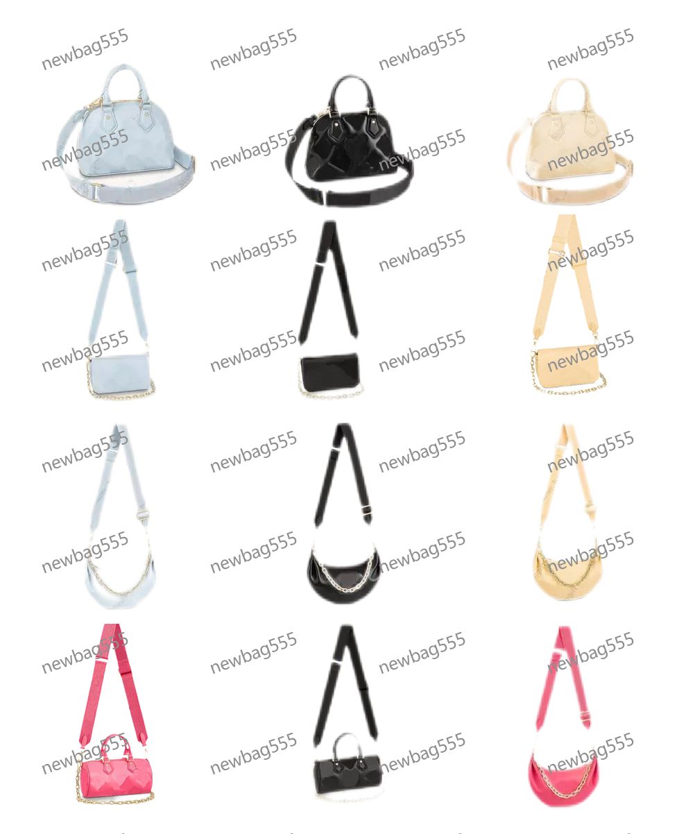 High fashion shoulder bag bubblegram colorful soft leather crossbody purse print wallet on strap 81398 papillon bb keepaal xs 59826 alma moon 59799