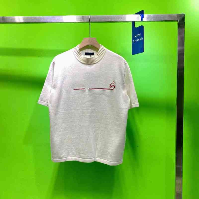 New AOP jacquard letter knitted sweater in autumn - winter 2022acquard knitting machine e Custom jnlarged detail crew neck cotton rf78cr66