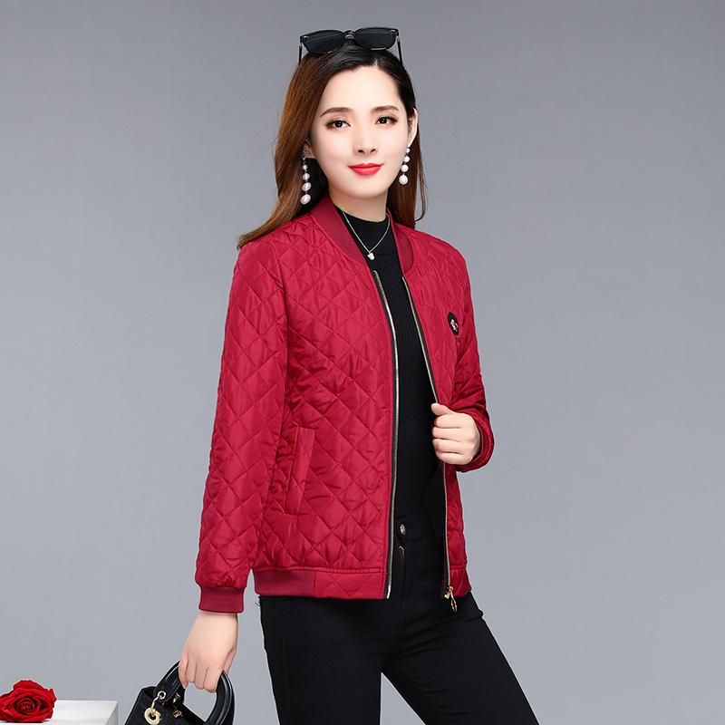 Women&#039;s Trench Coats Jacket Women2022 Spring Autumn Winter Thin Quilted Bomber Jackets Coat Woman Basic Parkas Outerwear Female ClothingsWom
