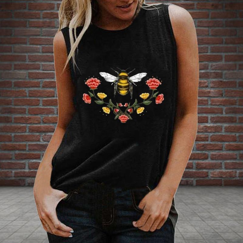 Women&#039;s Tanks & Camis 3xl Maternity Clothes Women Tank TopO-Neck PrintedPartyLoose Shirt Blouses Black Pajama Top 311 TopWomen&#039;s