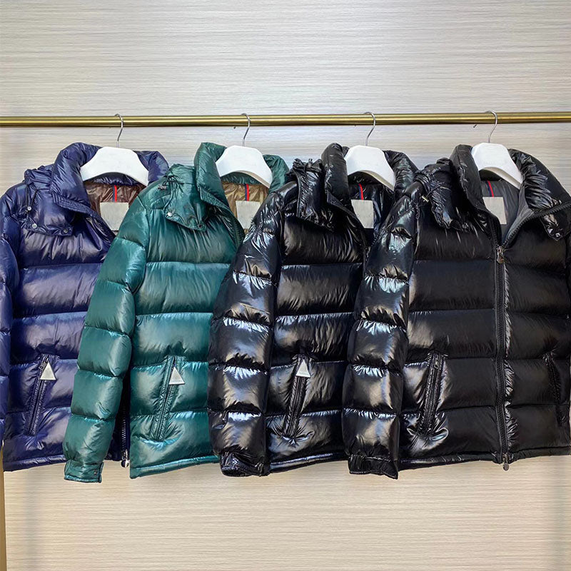 Men&#039;s and Women&#039;s Down Puffer Jacket Fashion Hooded Casual Warm 90 white duck down Short downs Coat Winter Jaqueta Outerwear Parkas