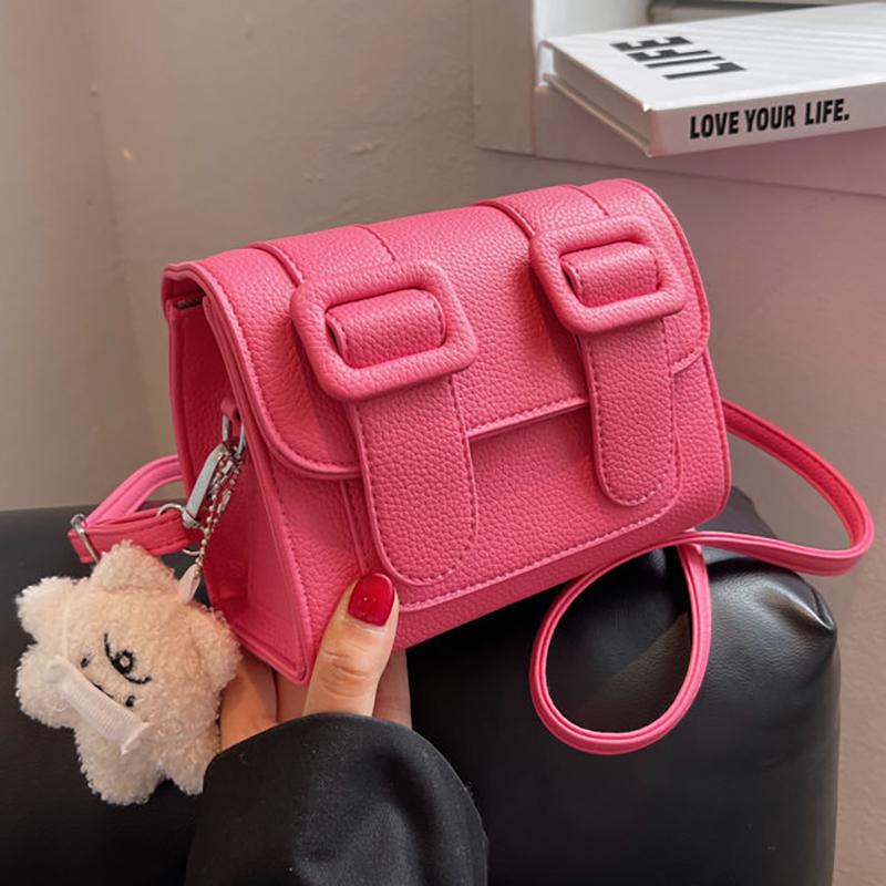 Shoulder Bags Richme Fashion Pink Bag Female 2022 Korean Style Mini Crossbody Trendy Y2k Harajuku Lipstick Bolso MujerShoulder