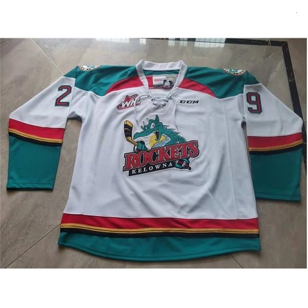 Nc01 Custom Hockey Jersey Men Youth Women Vintage WHL Kelowna 29 Leon Draisaitl High School Size S-6XL or any name and number jersey