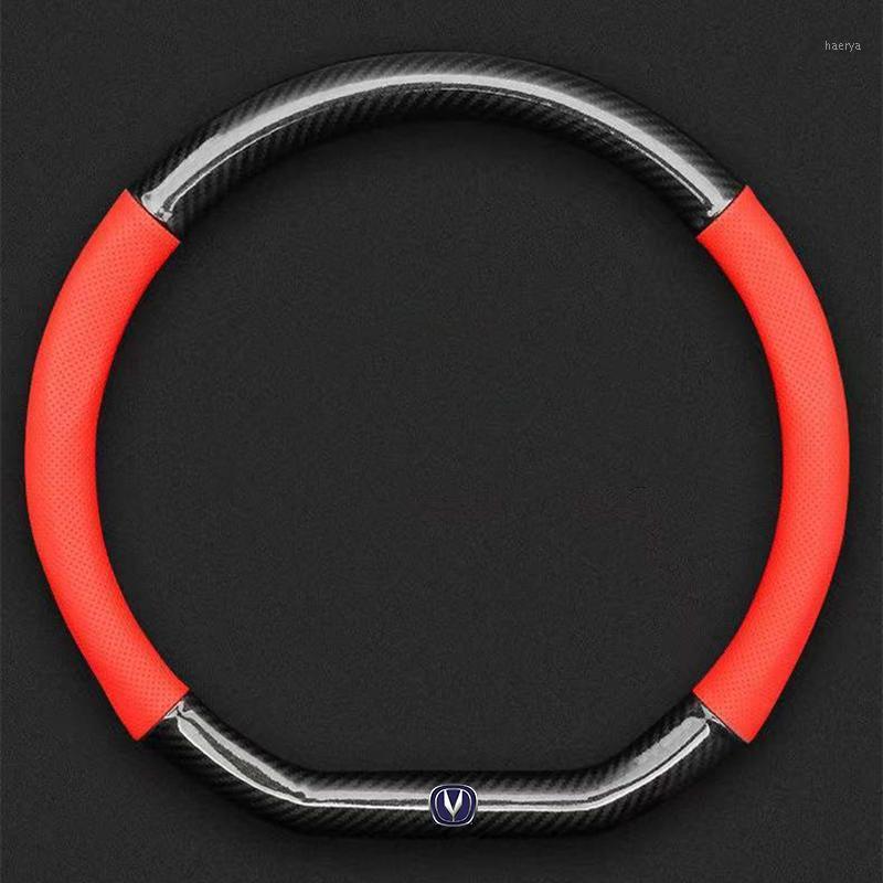 Steering Wheel Covers For CHANGAN Car Cover Breathable Anti Slip PU Leather Suitable 38cm Auto Decoration