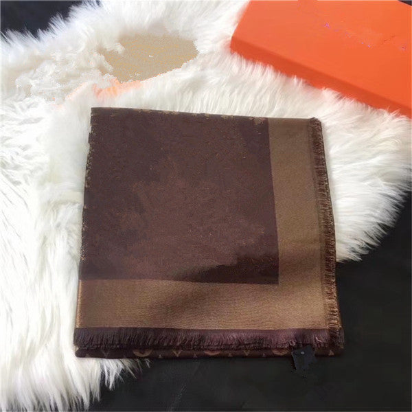 2022 Scarf Designer Fashion real Keep high-grade scarves Silk simple Retro style accessories for womens Twill Scarve 12colors Can match box