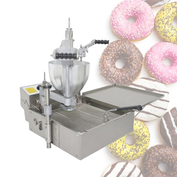 Donut Maker 110V 220V Electric Heating Small Automatic Doughnut Machine Commercial Donut Fryer Water Equipment