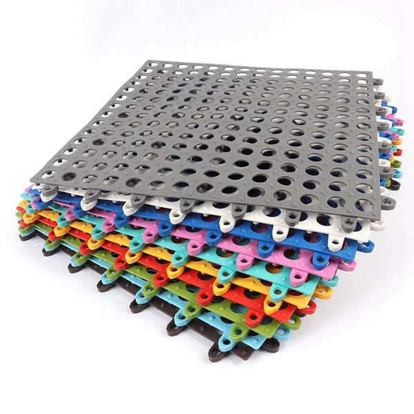 30x30cm Household balcony bathroom non slip mat splicing floor mats with sucker