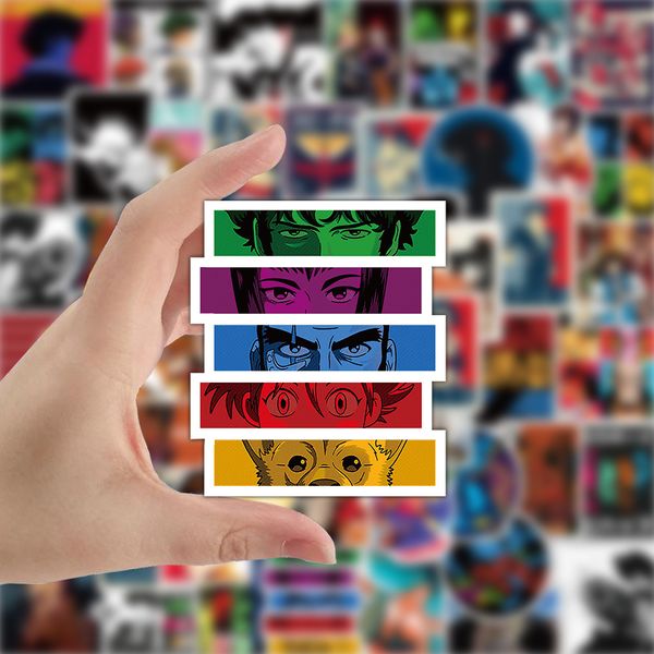 100PCS Car Stickers Bounty Hunter Anime For Skateboard Baby Scrapbooking Pencil Case Diary Phone Laptop Planner Decoration Book Album Kids T