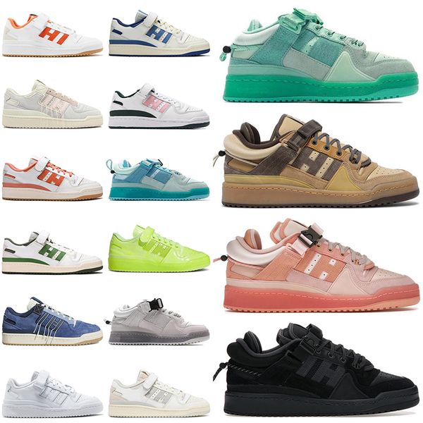 Shoes Top Forum Low 84 Women Bad Bunny Buckle Forums the First Cafe Easter Egg Back to School White Black Royal Blue Green Platform Sports S