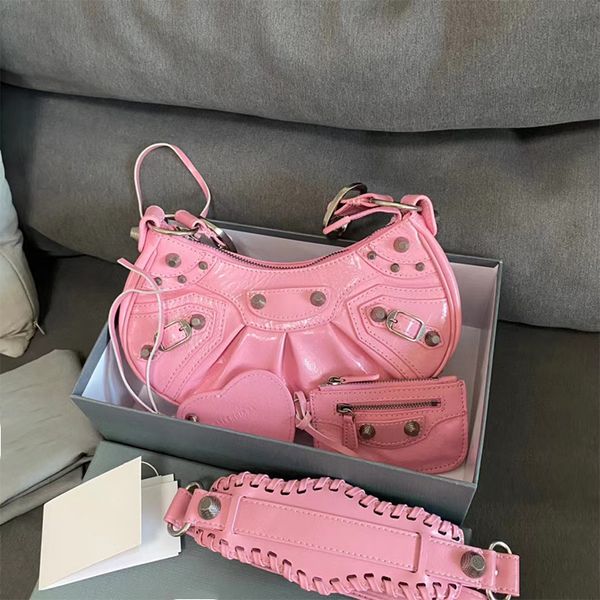 Top Quality Luxury Totes Crossbody Bags for Women Fashion Designers Retro New Lady Tote Cowhide Shoulder Purses 6 Color with Mirror Cross Bo