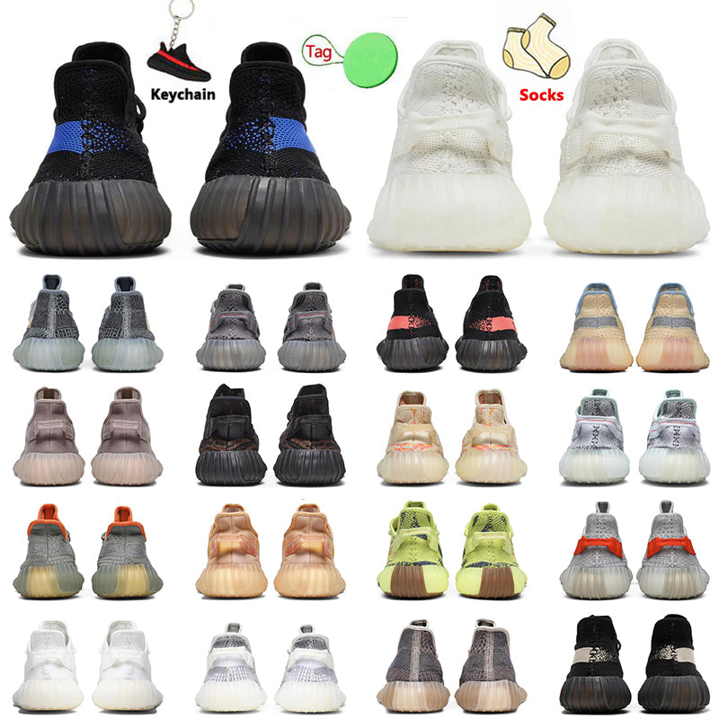 Top Quality Mens Designer Size 48 Running Shoes Sneakers Granite Dark Salt Mono Ice Cinder Beige Blue Cream Tennis Men Women Trainers With Socks