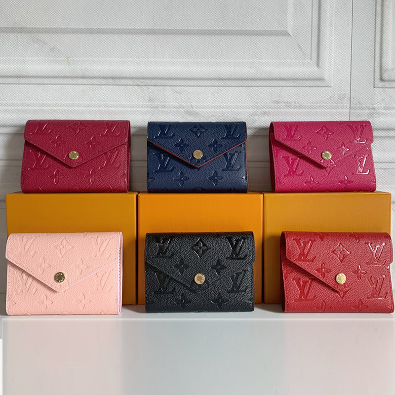 Louis Vuitton Victorine Short wallet Card holder Holders single classic Zipper Pocket Designer Bags Purse