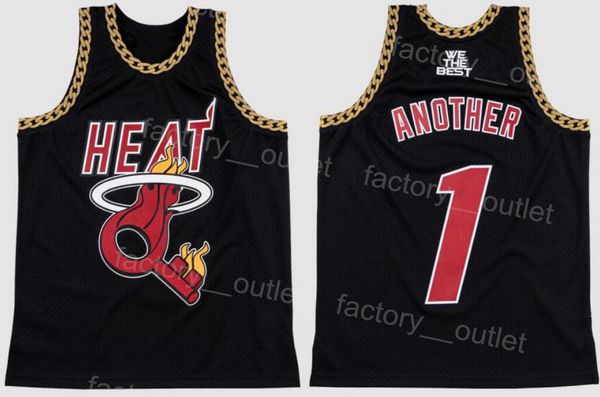 Men Movie Basketball 1 BR Remix Jersey Juice Wrld X Black Team Color Embroidery And Sewing College For Sport Fans University Pure Cotton Hip