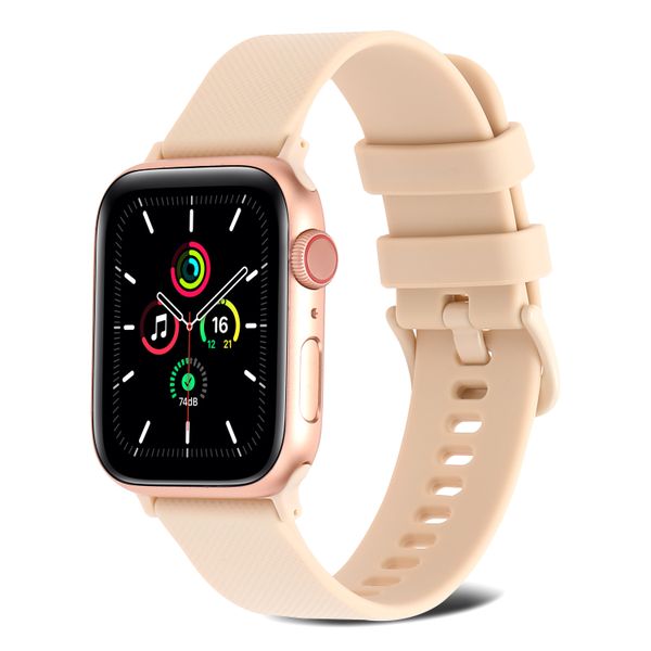 For Apple Watch Strap Replacement 49mm Silicone WatchBand iwatch Series 8 7 6 5 4 3 2 se 38MM 40MM 45MM Universal Colorful Straps smartwatch