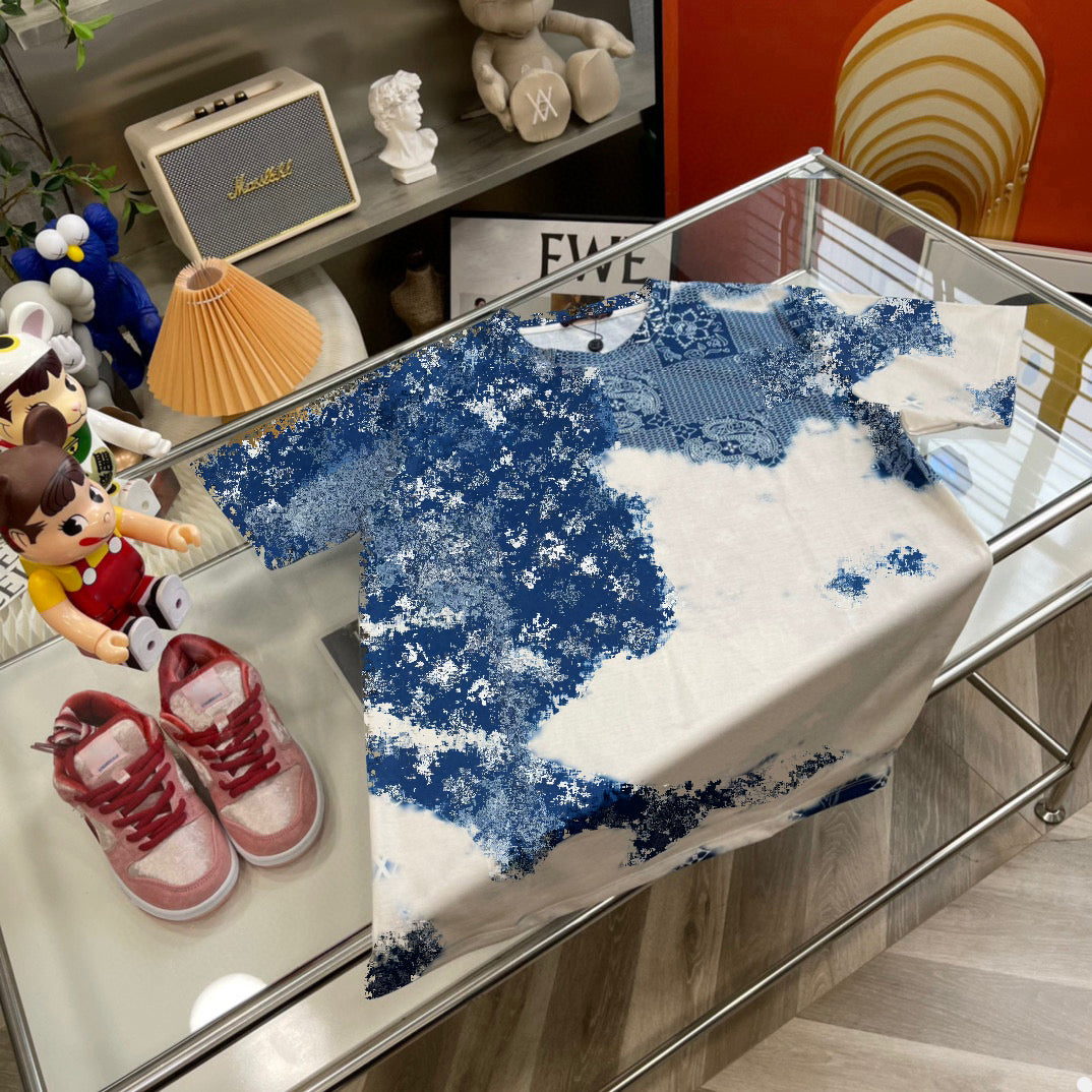 Men&#039;s Plus Size Hoodies Sweatshirts 22SS Designer Letter Printed T Shirts Tee Sweatshirt Fashion High Street Short Sleeves Summer Casual T-Shir