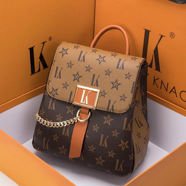 Backpack Style Fashion Women Anti-Theft Vintage Leather Backpacks For Teenager Preppy Bagpack Female Travel BagsBackpack StyleBackpack