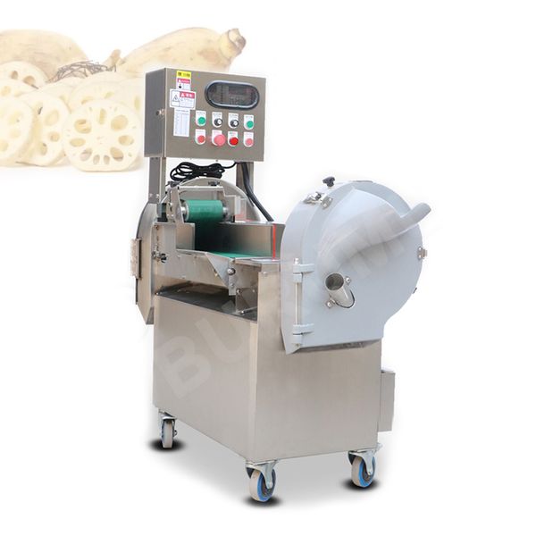 Double Machine Head Vegetable Cutter MultiFunctional Fruit Potato Radish Slicer