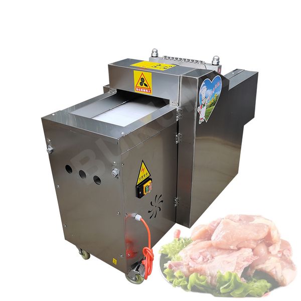 Automatic Bone Cutting Machine Meat Cutter Commercial Chicken Chop Equipment Duck Food Processing High Power Kitchen Appliance