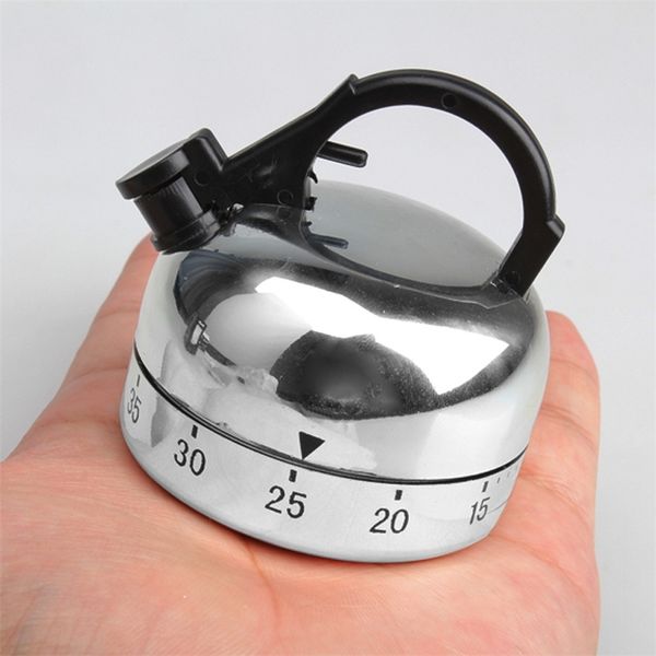 60 Minute Alarm Clock Mechanical Teapot Timer Timing Tool Cooking Baking Auxiliary Kitchen Tools 220618